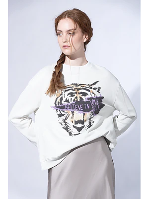 MUJER-TIGER RAY SWEATSHIRT (TALLA S)