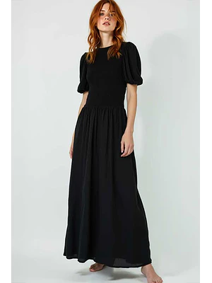 MUJER-CARLOTA DRESS BLACK (TALLAS XS a M)