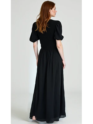 MUJER-CARLOTA DRESS BLACK (TALLAS XS a M)