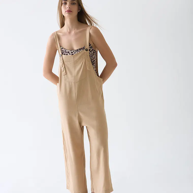 MUJER-JULIE ROMPER BEIGE (TALLA S) 1