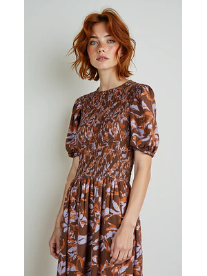 MUJER-CARLOTA DRESS FLOWER (TALLAS XS a L)