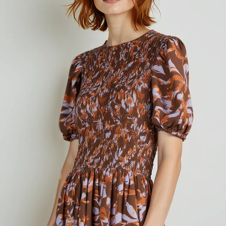 MUJER-CARLOTA DRESS FLOWER (TALLAS XS a L) 2