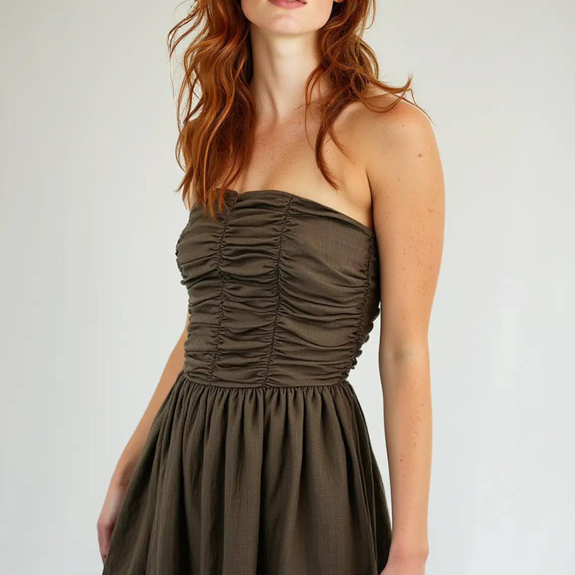 MUJER-MARKLE DRESS BROWN (TALLA XS a L) 1