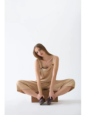 MUJER-JULIE ROMPER BEIGE (TALLA S)