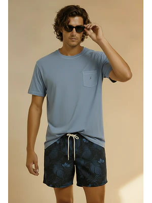HOMBRE-PHILL BOARDSHORT-BLUE SUMER (TALLAS S a L y XXL)