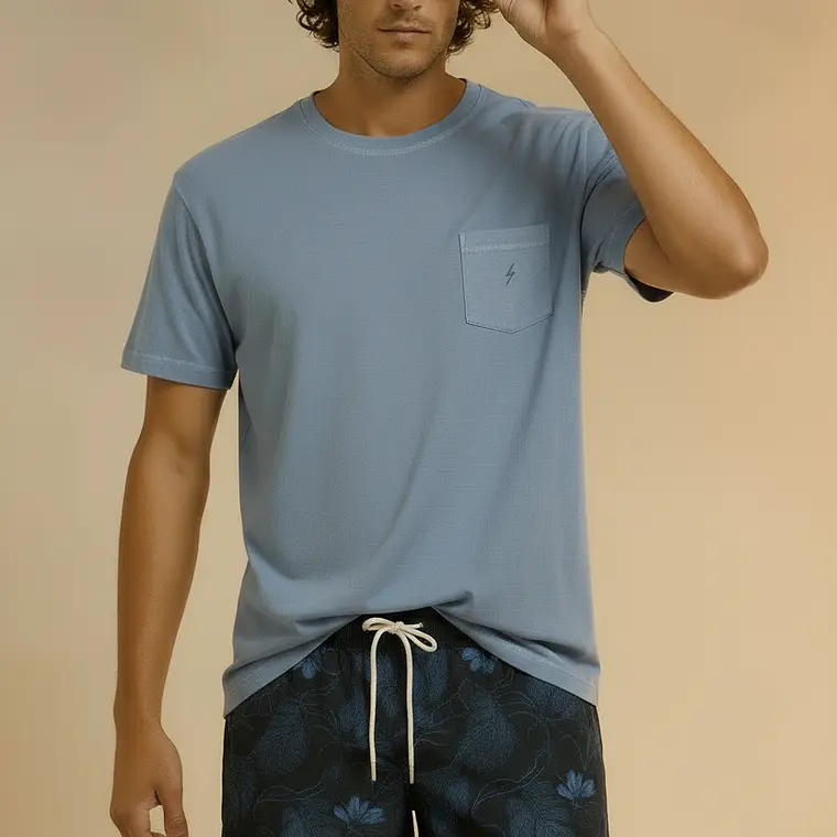 HOMBRE-PHILL BOARDSHORT-BLUE SUMER (TALLAS S a L y XXL) 2