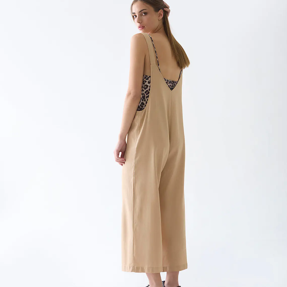 MUJER-JULIE ROMPER BEIGE (TALLA S) 3
