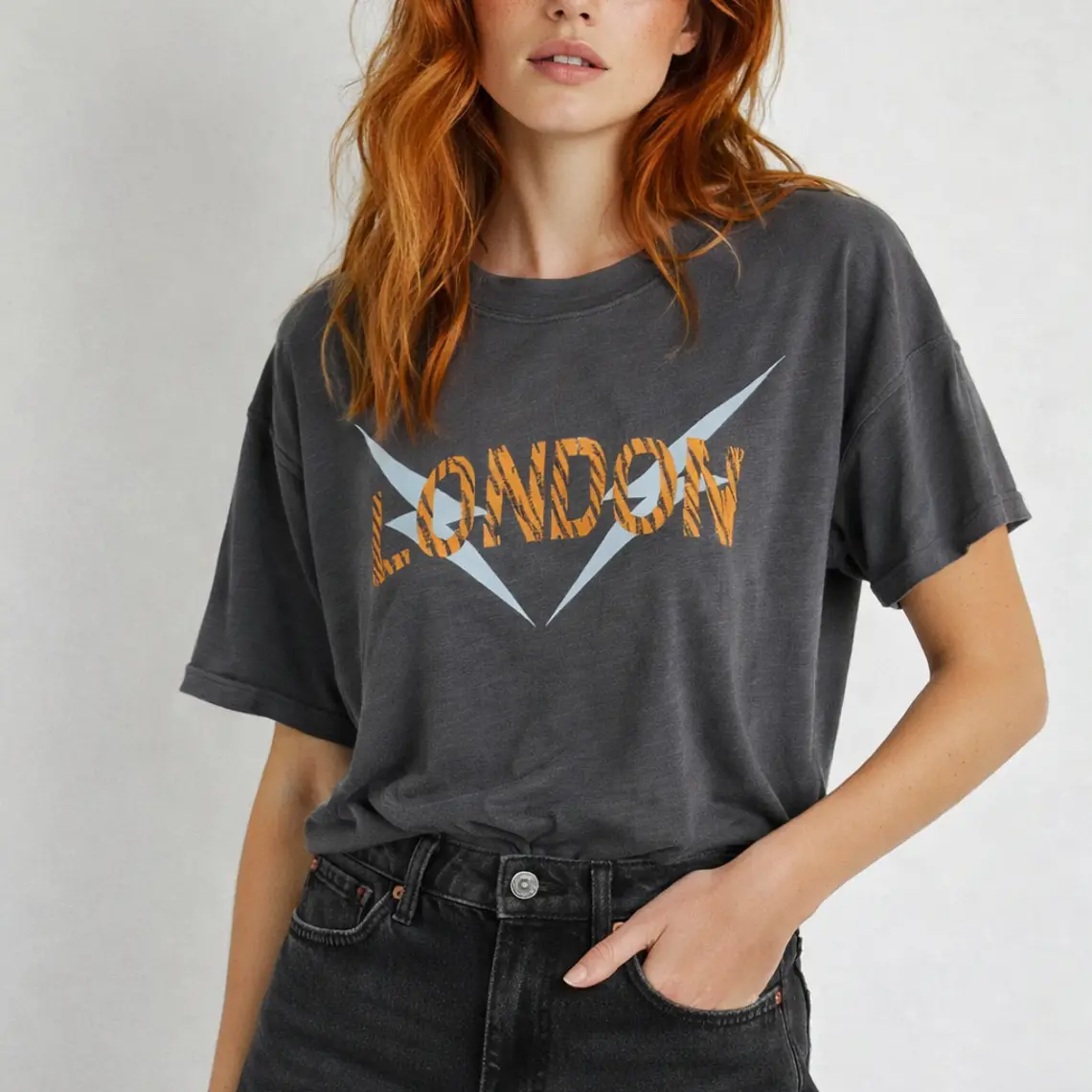MUJER-LONDON PRINT T-SHIRT (TALLAS S a L) 1