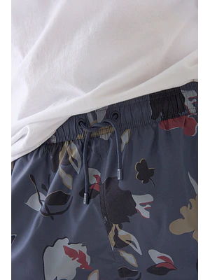 HOMBRE-PHILL BOARDSHORT- GREY FLOWERS (TALLA L y XXL)