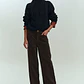 MUJER-BOWIE TROUSER BROWN (TALLAS 34 a 42) - Miniatura 3