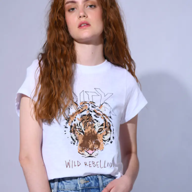 MUJER-TIGER TEE (TALLA S) 2