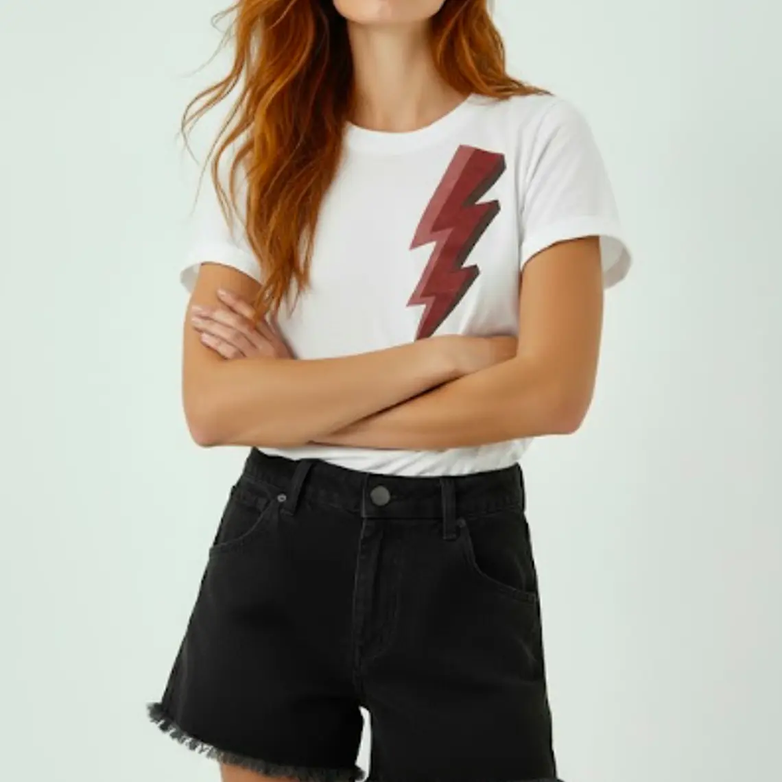 MUJER-RAY TEE WHITE (TALLAS XS a M) 1