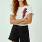 MUJER-RAY TEE WHITE (TALLAS XS a M) - Miniatura 1
