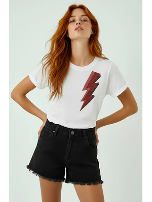 MUJER-RAY TEE WHITE (TALLAS XS a M)