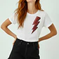 MUJER-RAY TEE WHITE (TALLAS XS a M) - Miniatura 2