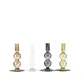 CANDELABRO SWIRL BUBBLES GREEN (9D X 16H CM) - Miniatura 2