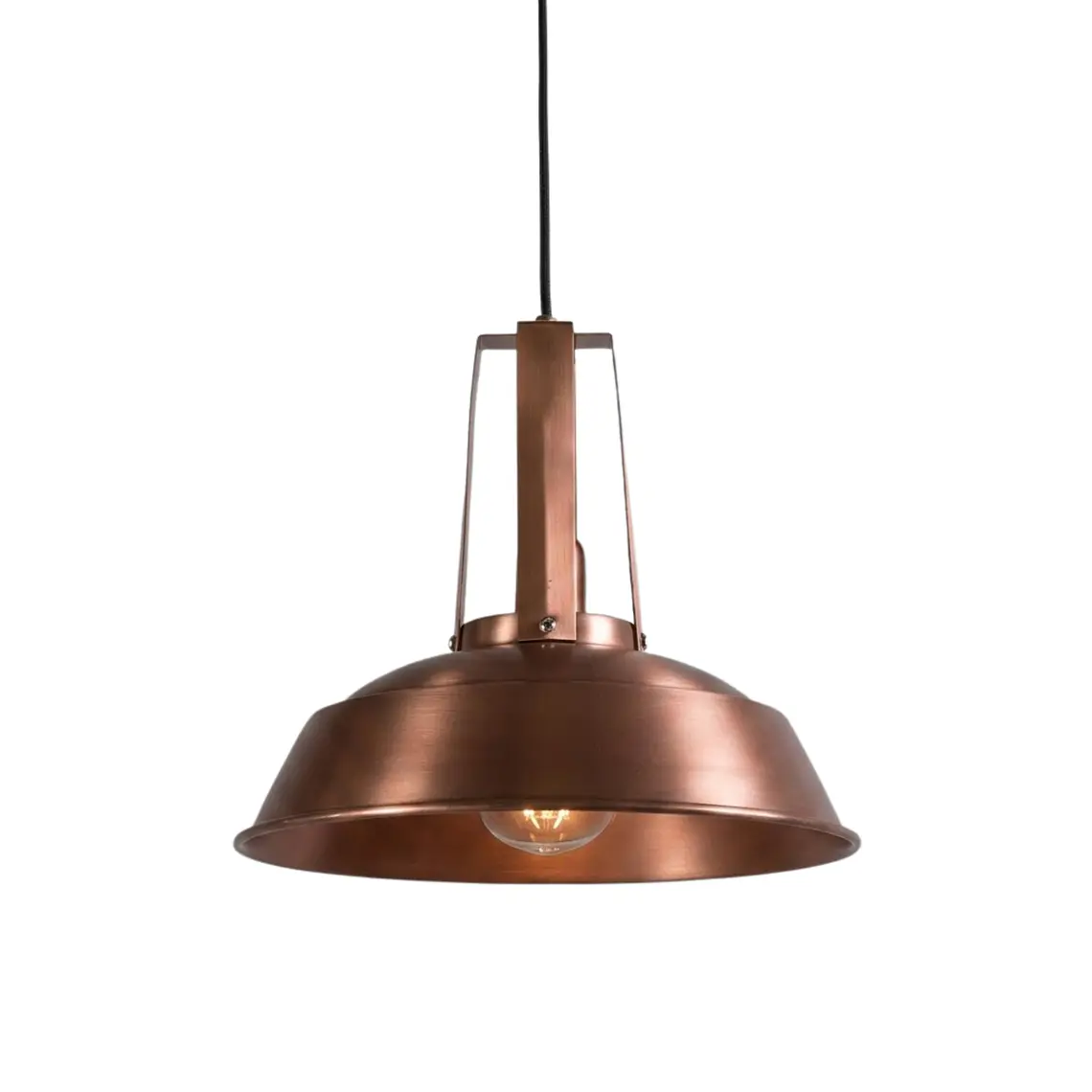 LÁMPARA COLGANTE METALICA COBRE (34D X 30H CM) 1