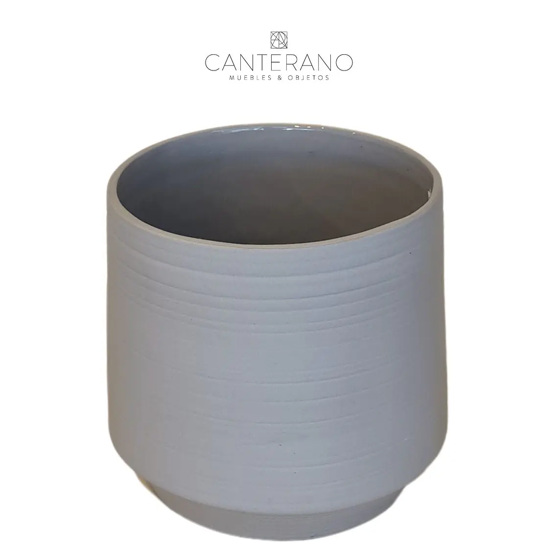 CERÁMICA LEO COLOR TAUPE (21D X 22H CM) 1