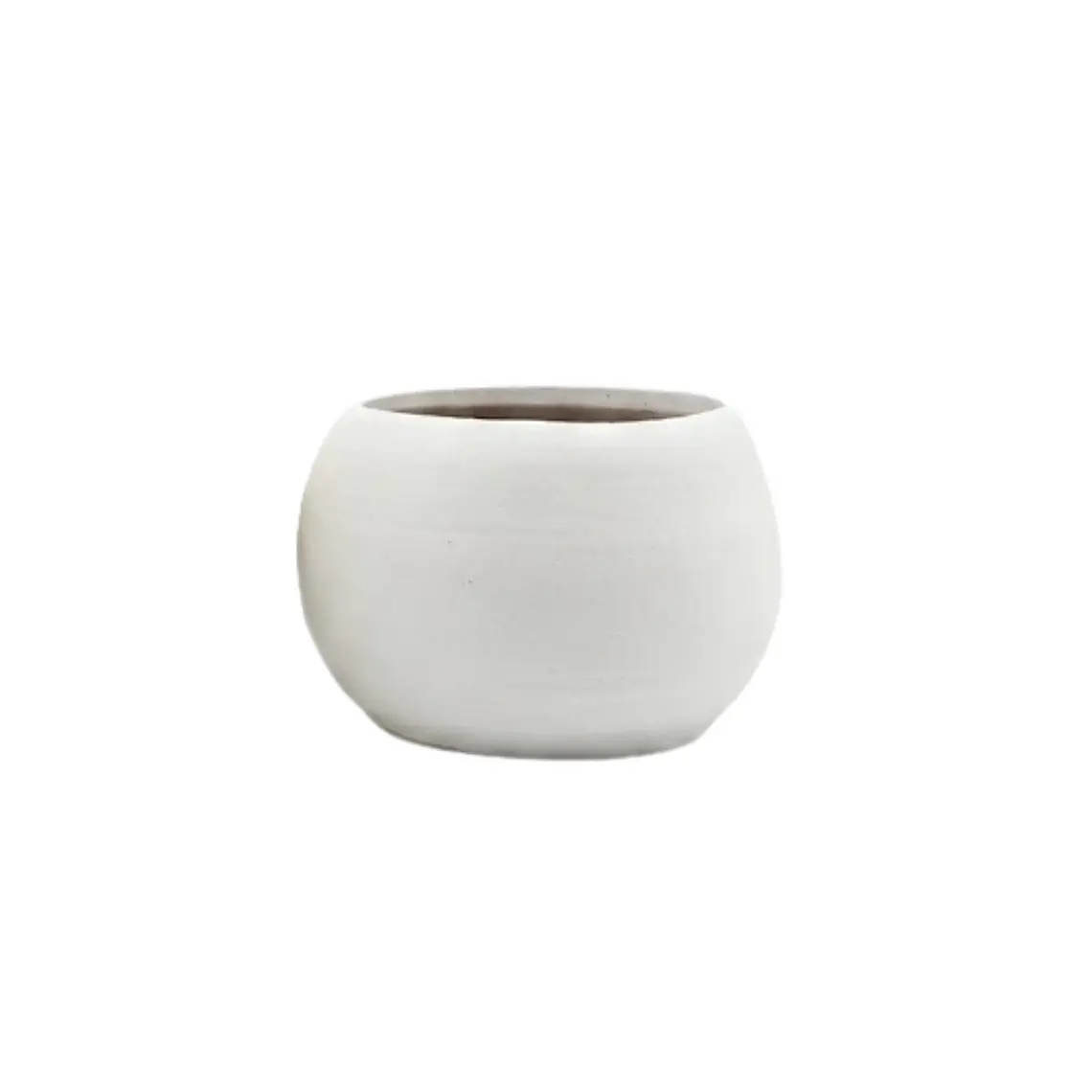 MACETERO HUGO INDOOR M COLOR BLANCO (17D CM X 14H CM) 1