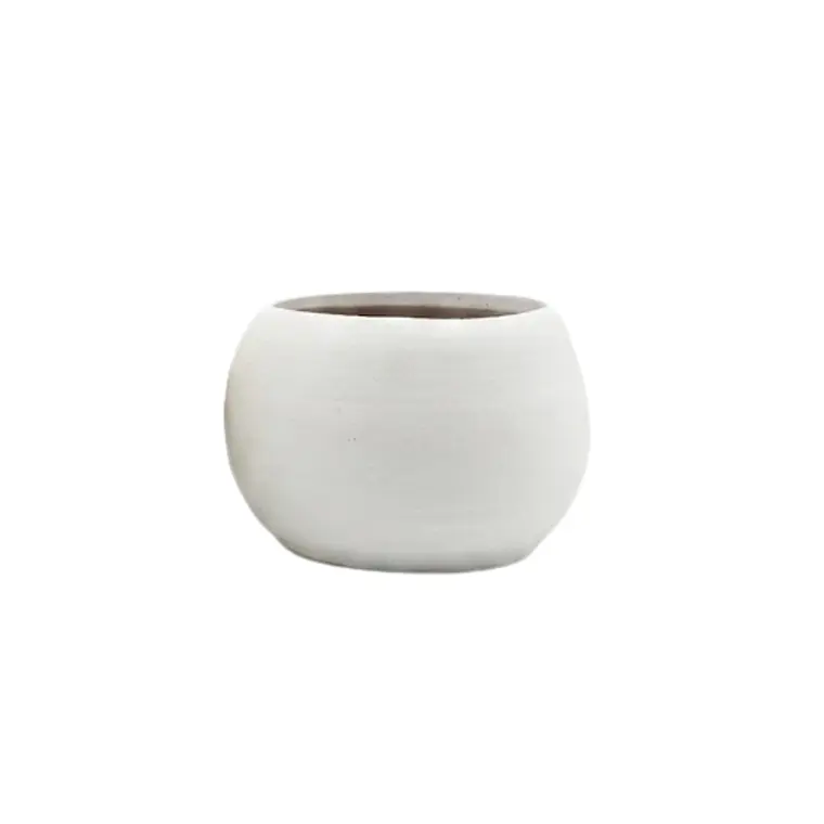 MACETERO HUGO INDOOR M COLOR BLANCO (17D CM X 14H CM) 1