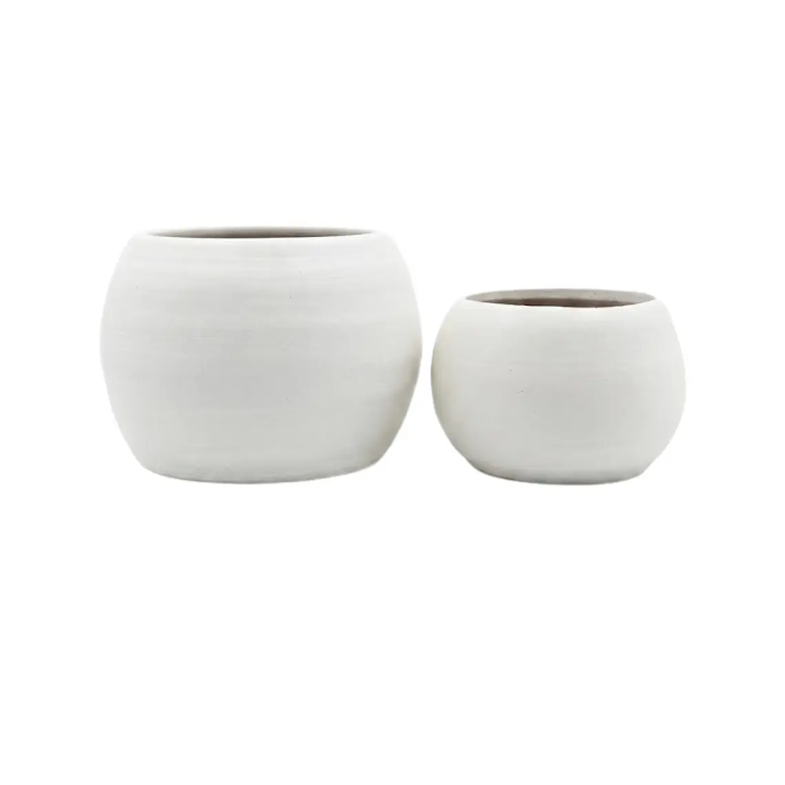 MACETERO HUGO INDOOR L COLOR BLANCO (23.5D X 17H CM) 2