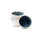 BOWL CELESTE Y BLANCO, BASE BLANCA (10D X 6H CM) - Miniatura 2