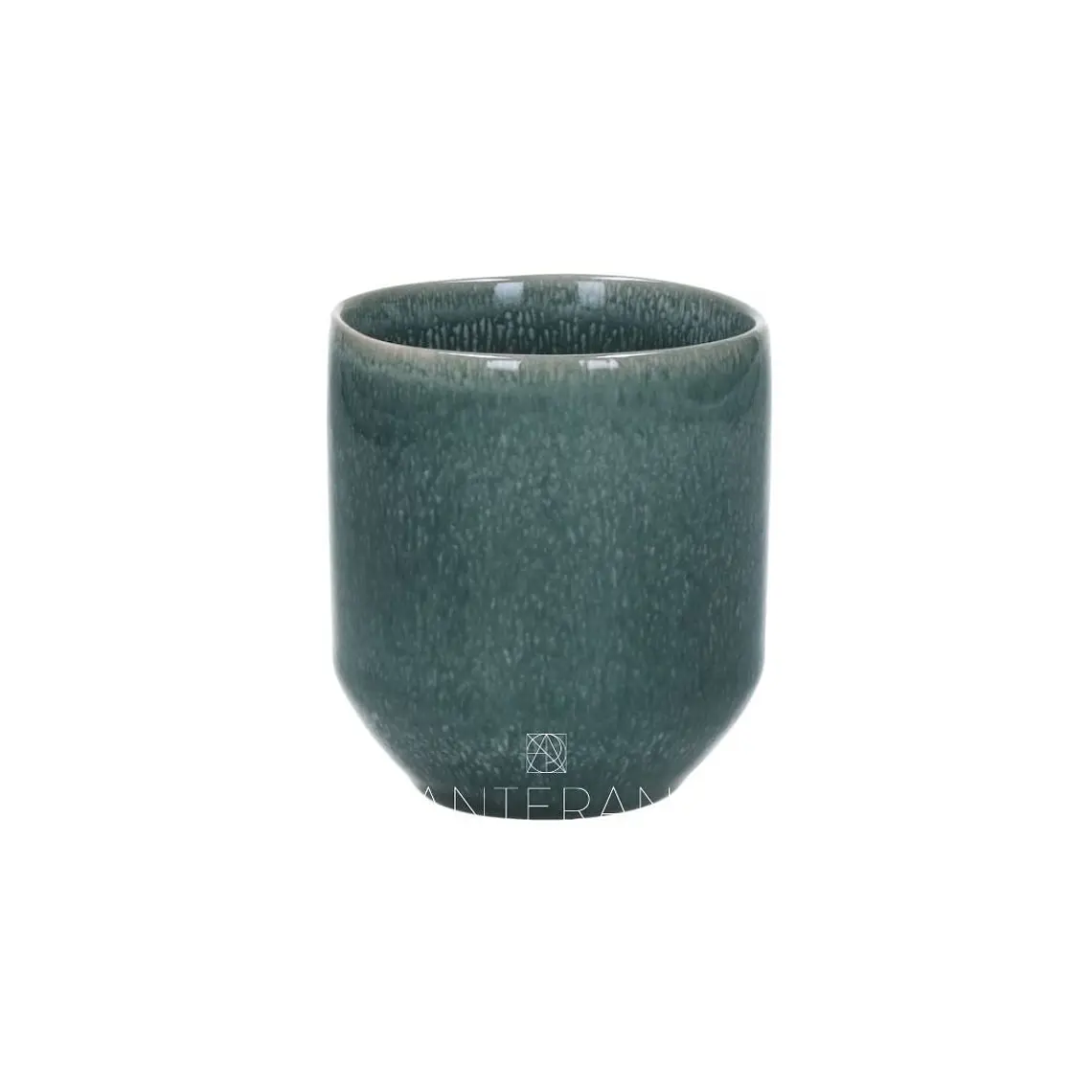 CERÁMICA AUDREY MUG SIN MANGO GRES VERDE AZULADO (8.2D X 9.3H CM) 1