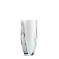 VIDRIO - FLORERO OVAL BOCA ANCHA BLANCO/GRISES (18D X 38H CM) - Miniatura 1