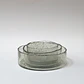 VIDRIO - FUENTE REDONDA CON BORDE IRREGULAR S (15D x 8H CM) - Miniatura 2