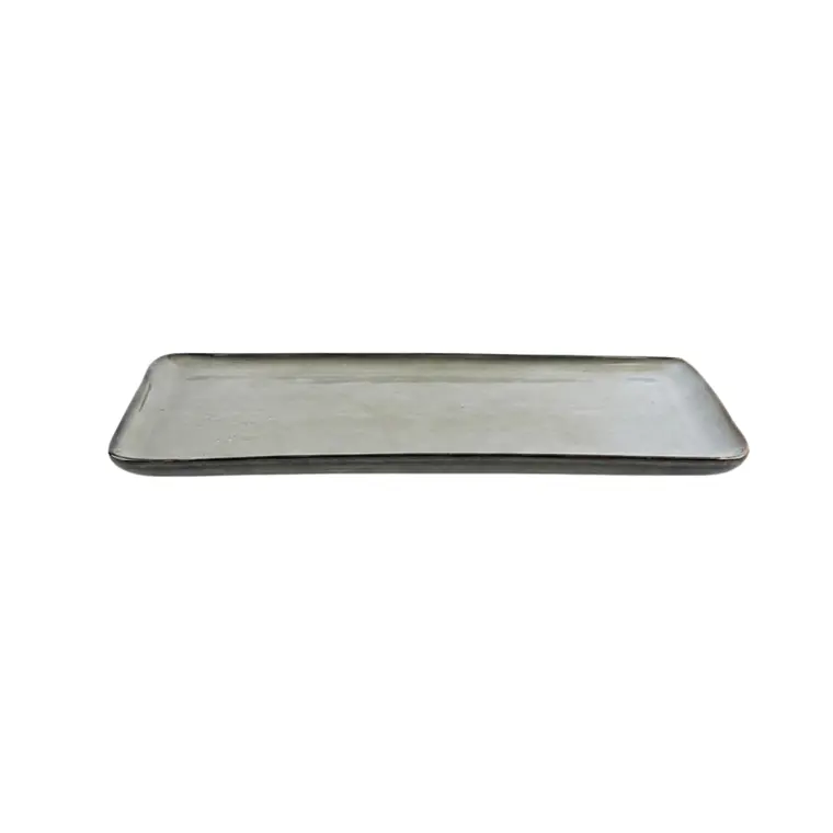FUENTE BAJA RECTANGULAR GRIS GRES (33L X 15A X 2H CM) 1