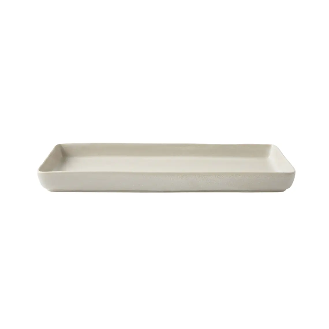FUENTE RECTANGULAR BLANCO GRES (32L X 13A X 3H CM) 1