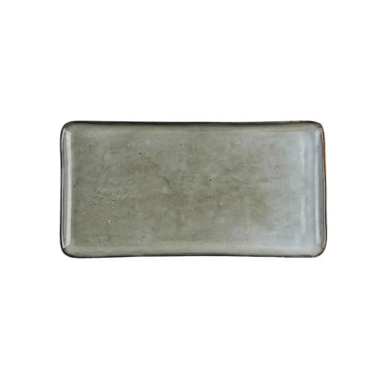 FUENTE BAJA RECTANGULAR GRIS GRES (33L X 15A X 2H CM) 2