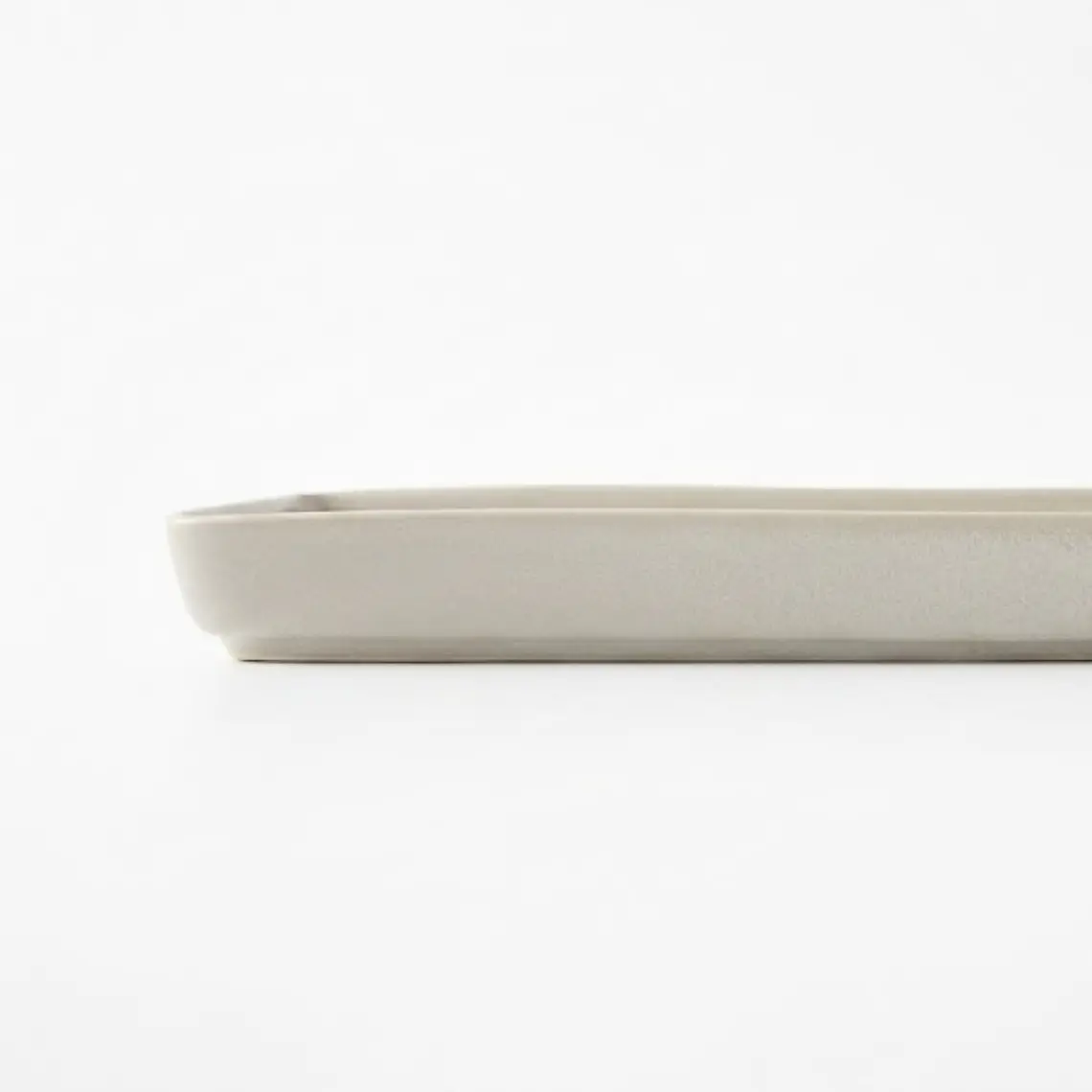FUENTE RECTANGULAR BLANCO GRES (32L X 13A X 3H CM) 2