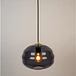 LAMPARA - LAUREN M VIDRIO HUMO (15D X 27H CM) - Miniatura 3
