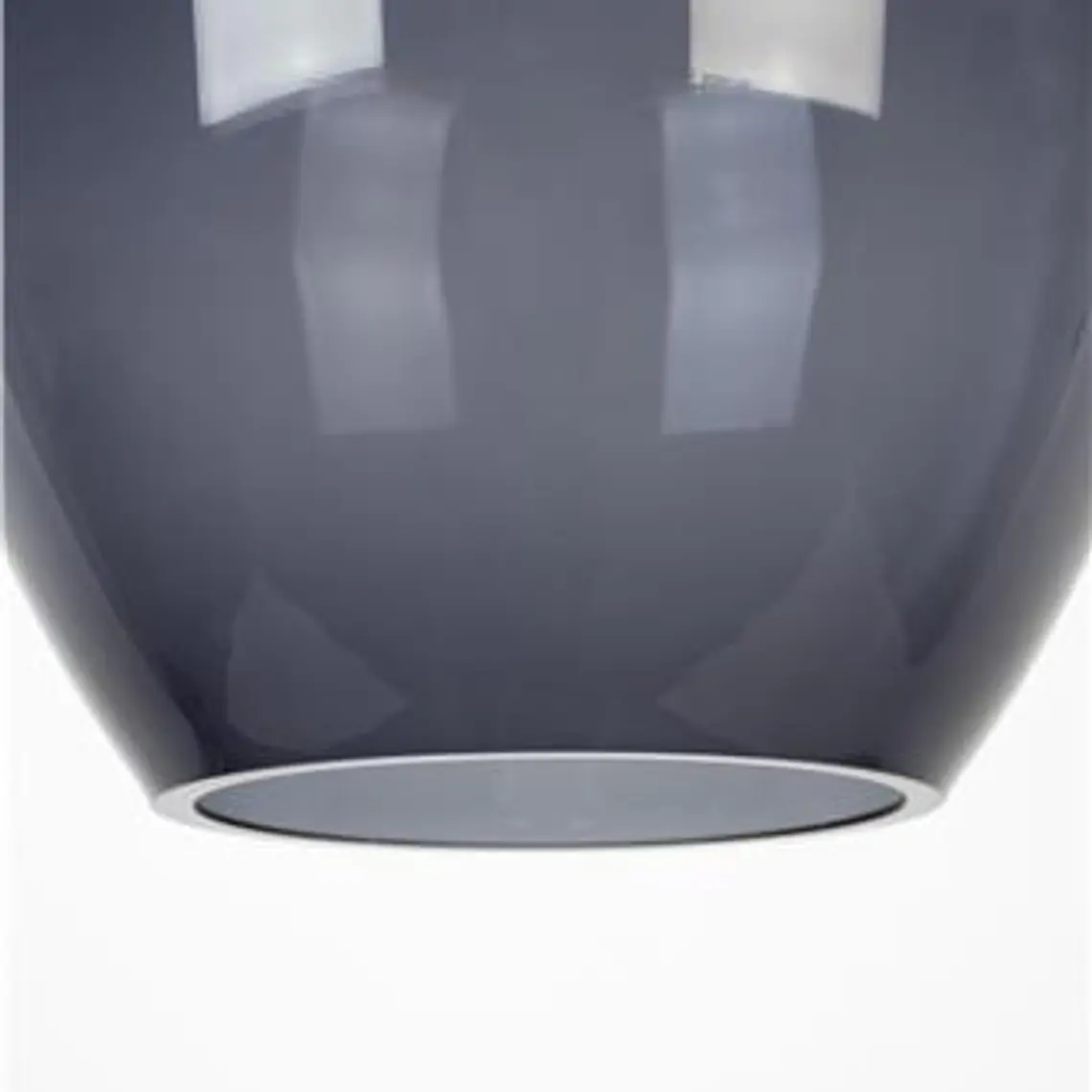 LAMPARA - LAUREN S VIDRIO HUMO (15D X 27H CM) 2