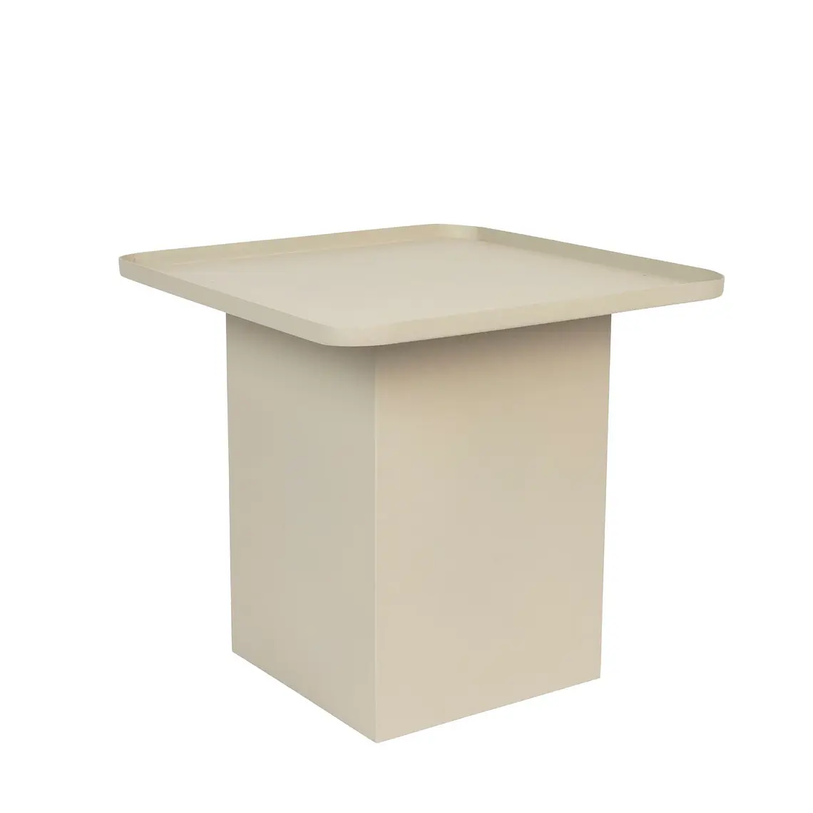 MESA LATERAL - SIDE TABLE SVERRE SQUARE IVORY (44L x 44A x 40H CM) 1