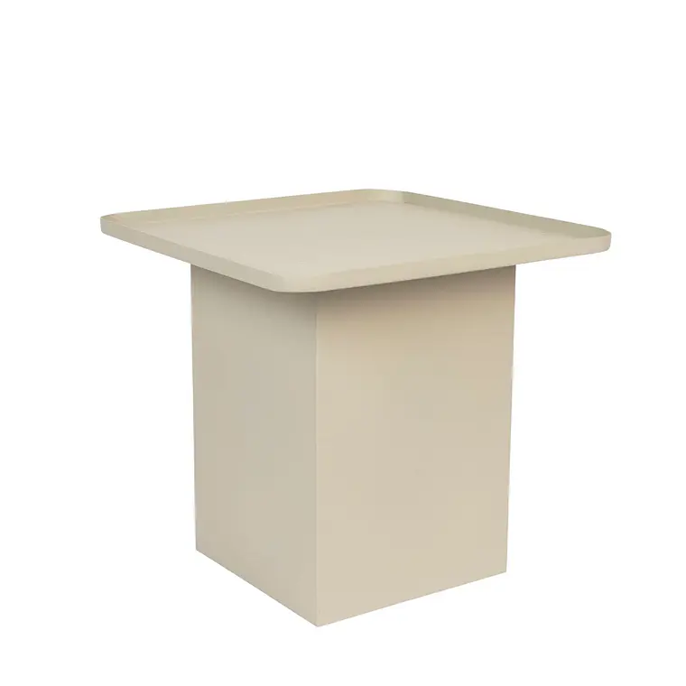 MESA LATERAL - SIDE TABLE SVERRE SQUARE IVORY (44L x 44A x 40H CM) 1