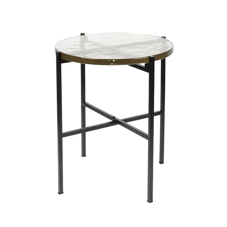 MESA LATERAL - VIDRIO BLACK (40D x 45H CM) 1