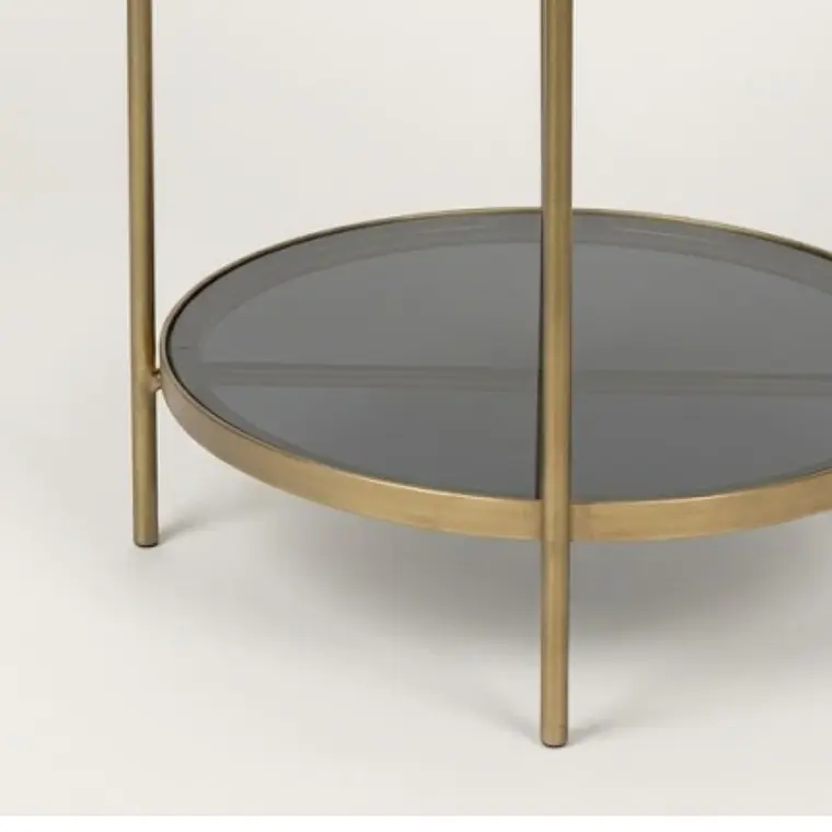 MESA LATERAL MAEVE DORADA  (43D X 68H CM) 3