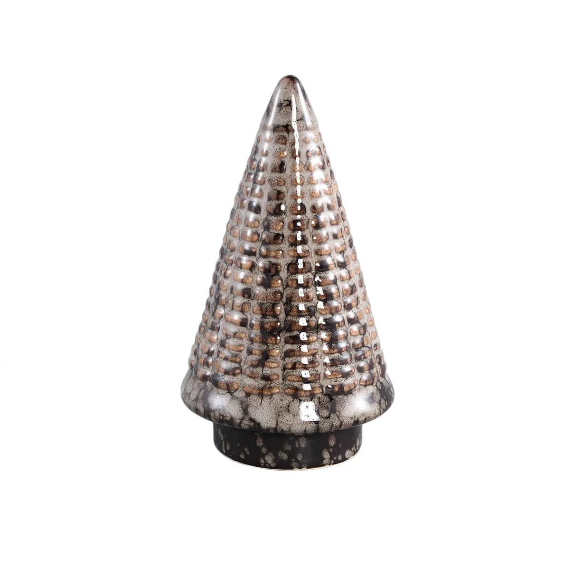 FIGURA DE ÁRBOL EN CERÁMICA CAFÉ (9D X 15H CM) 1