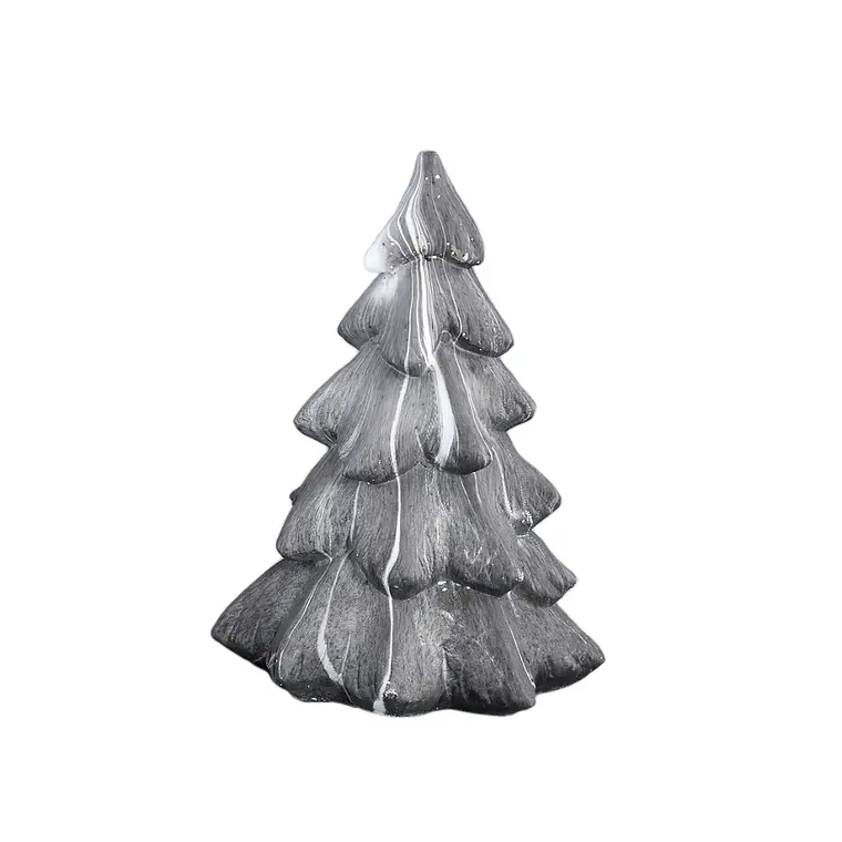 ARBOL DE NAVIDAD EN CEMENTO TIPO MARMOL (14 X 20 CM 1