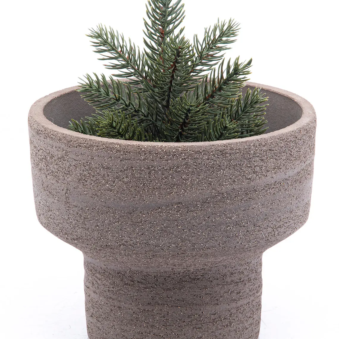 COPÓN COLOR TAUPE INDOOR HECHO A MANO 100% WATERPROOF (18D X 15H CM) 3