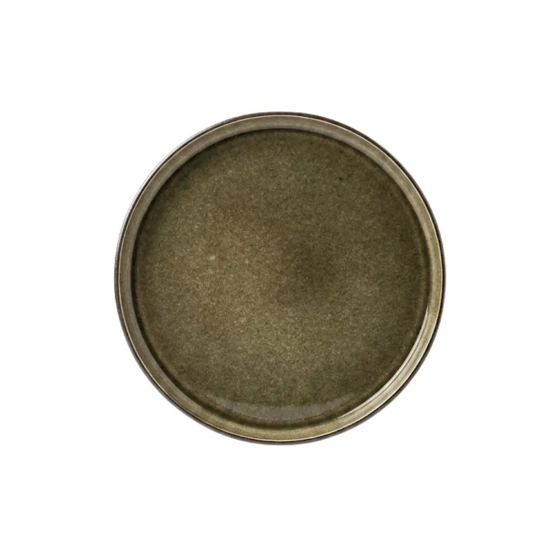 PLATO ENSALADA GRES COLOR CHOCOLATE (23D X 2H CM) 1