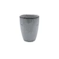 VASO GRES CELESTE LÍNEAS (8D X 10H CM) - Miniatura 1