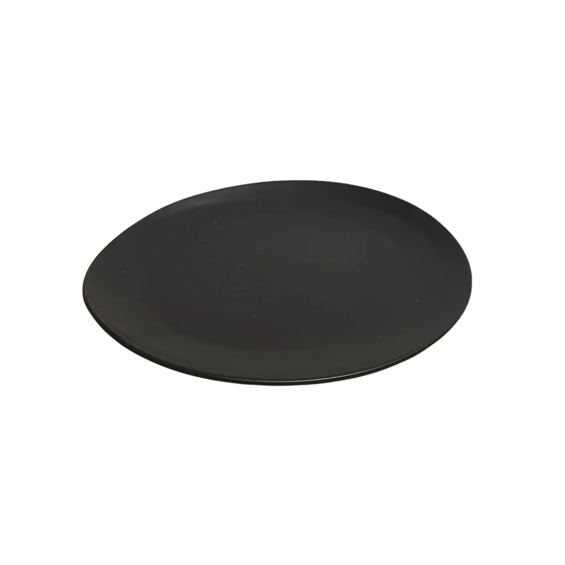 PLATO BASE IRREGULAR COLOR NEGRO (32D X 1.5H CM) 1