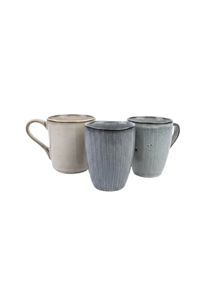 MUG GRES COLOR ARENA  (9D (13 CM CON ASA) X 10H CM)