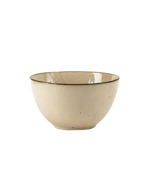 FUENTE BOWL L GRES BEIGE (20D X 11.5H CM)