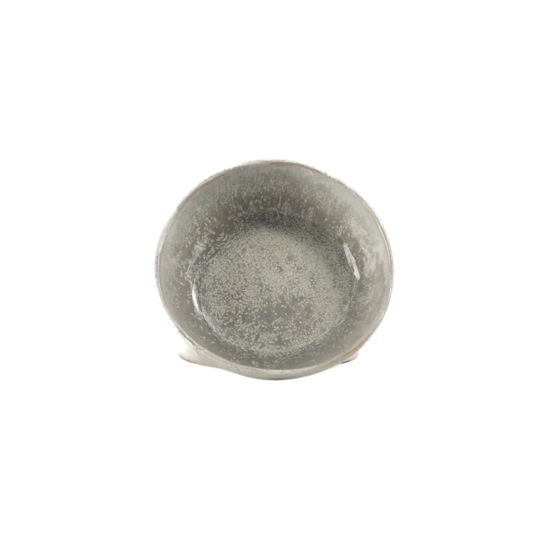 BOWL REDONDO BAJO BEIGE GRIS (14D X 4.7H CM) 2