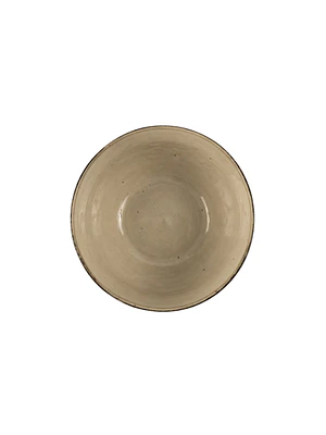 FUENTE BOWL L GRES BEIGE (20D X 11.5H CM)