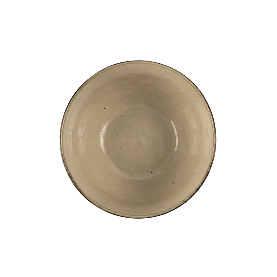FUENTE BOWL L GRES BEIGE (20D X 11.5H CM) 2
